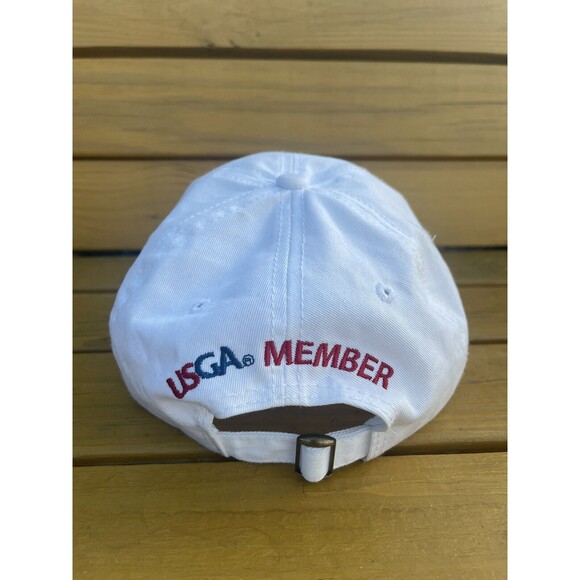 2017 US Open Erin Hills Hat Golf White Adjustable USGA Member - Picture 3 of 4